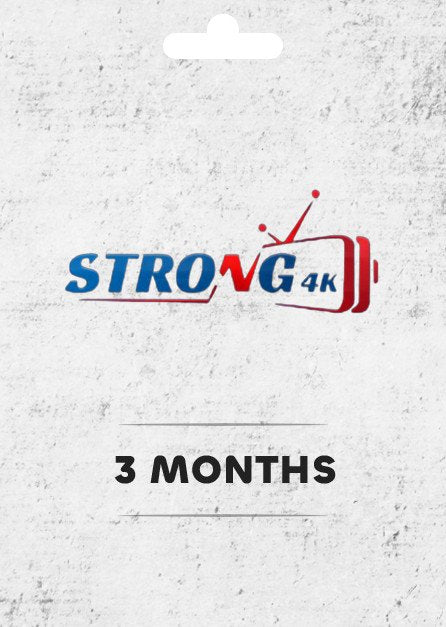STRONG 4K (8K VIP) 3 Mois- GLOBAL